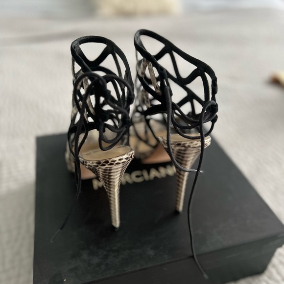 Marciano tie up Heel Sandals - Picture 3 of 4